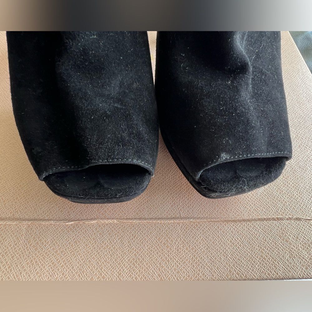 Prada peep toe platform booties - Picture 4 of 8